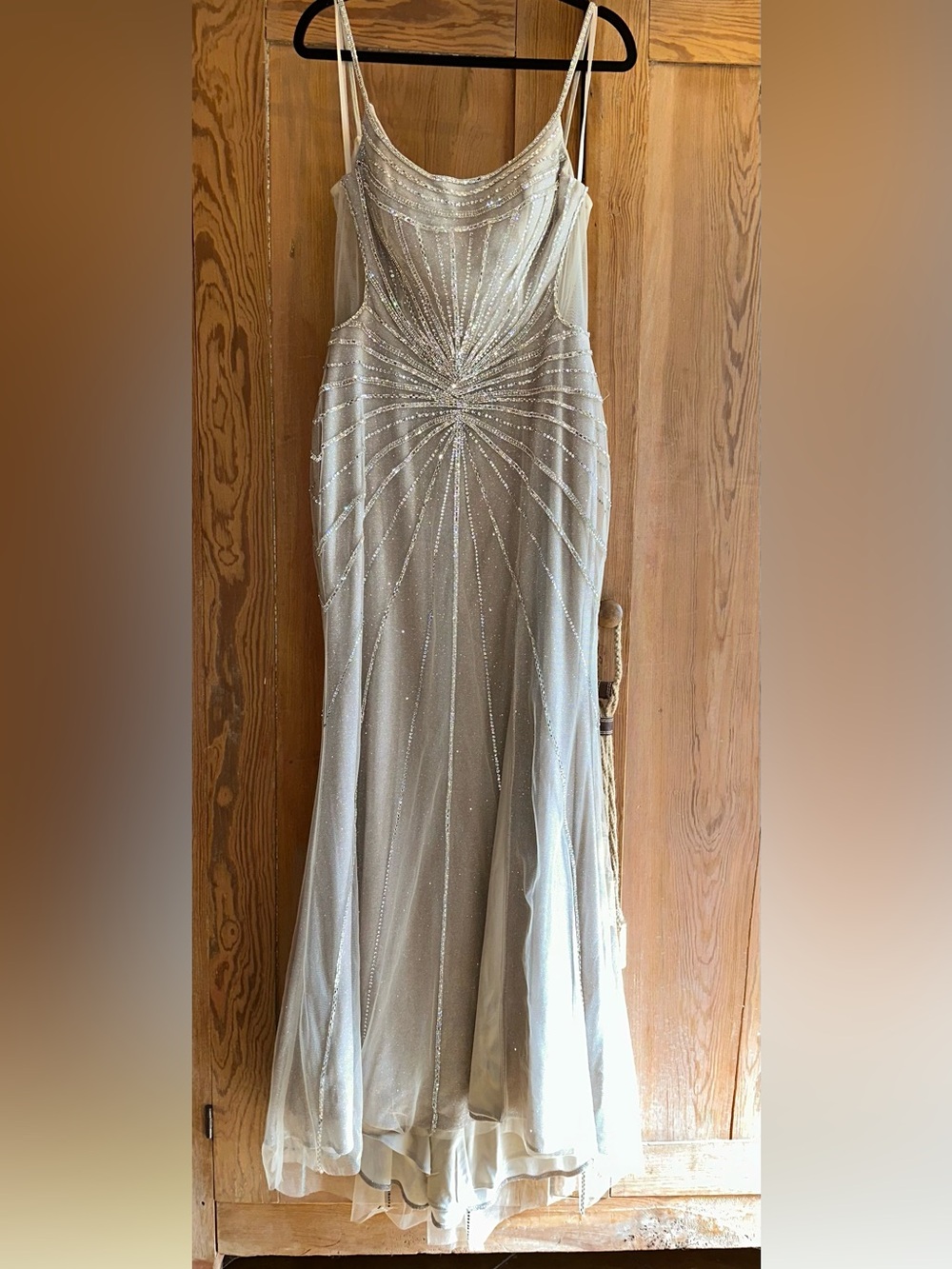 Gianna Bini Champagne Sequin Dress NWT size 13